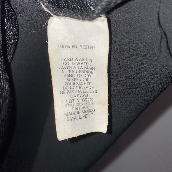 One clothing Black Dress with Flowy Ribbons on the back. - Picture 6 of 6